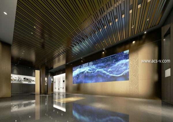 成都專業展廳設計公司|自貿區文創旅游小鎮展廳服務中心裝飾設計